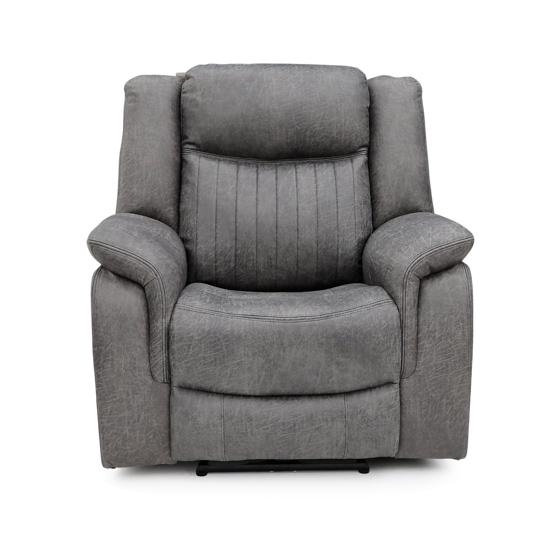 Leon Electric Recliner Sofa Armchair In Grey