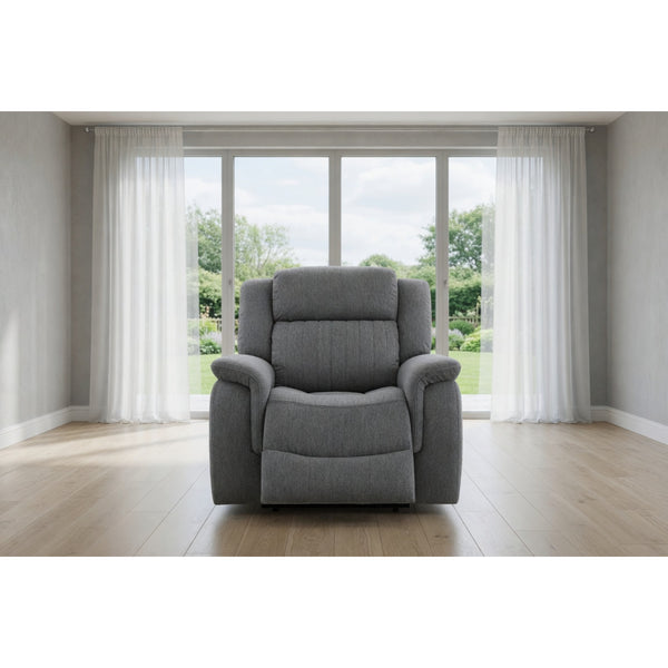 Linden Electric Recliner Sofa Grey Armchair