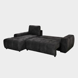 Jacob Black Left Hand Facing Corner Sofa