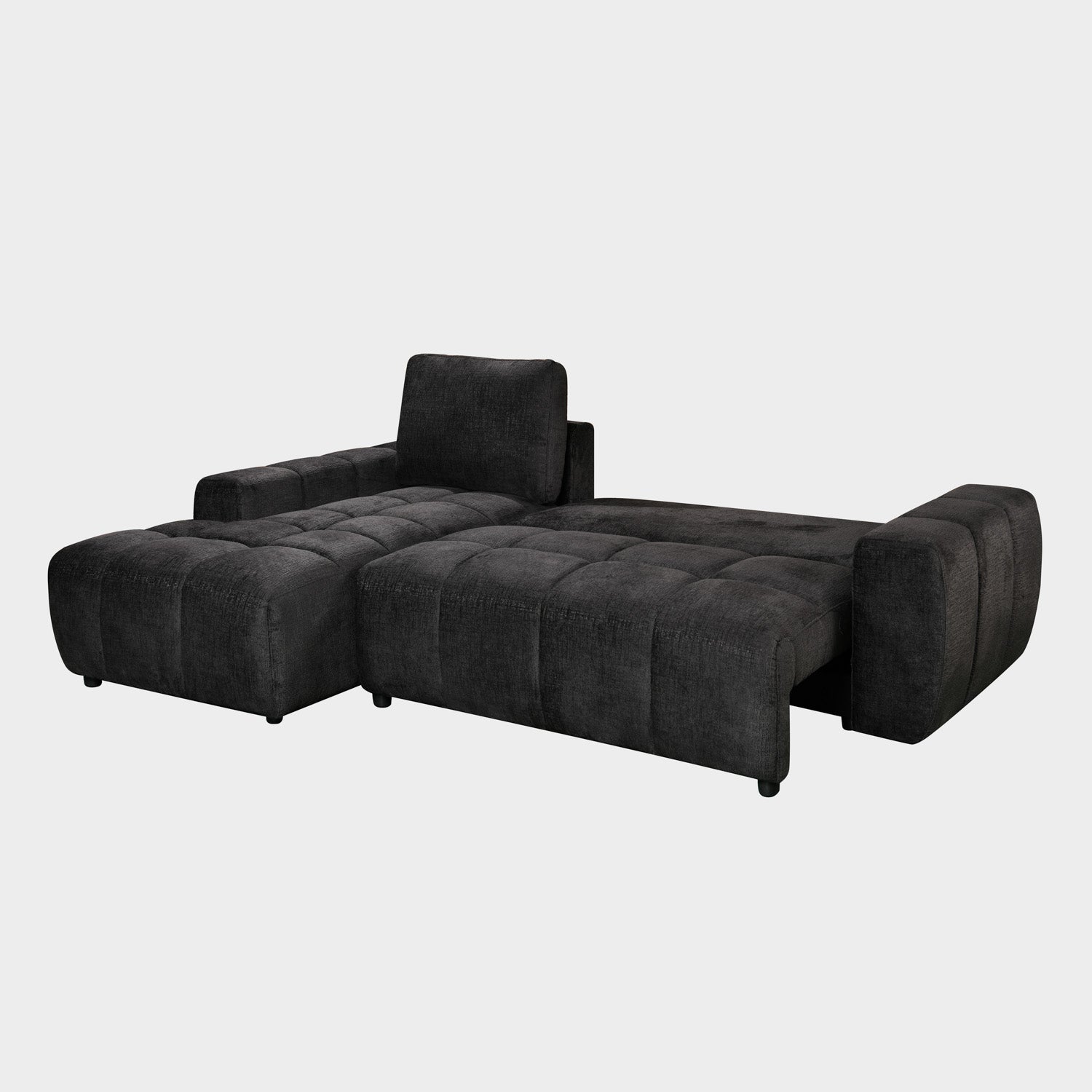 Jacob Black Left Hand Facing Corner Sofa