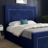 Elba Upholstered Soft Velvet Designer Bed Frame