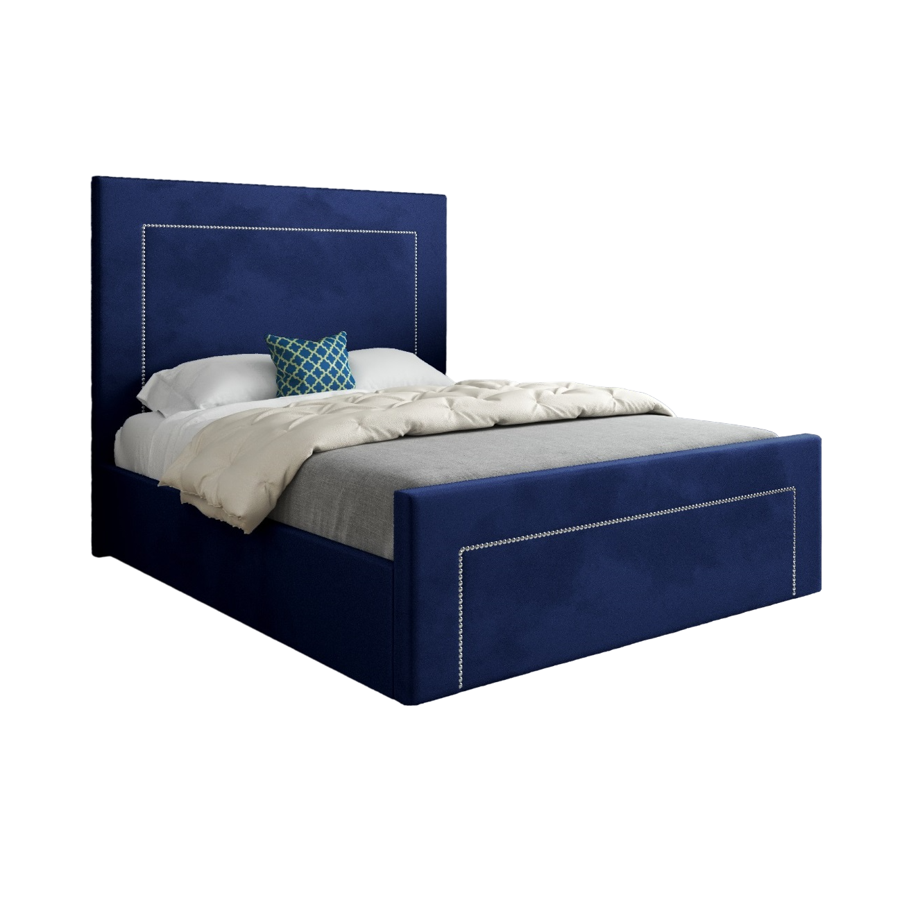 Lucca Upholstered Soft Velvet Bed Frame