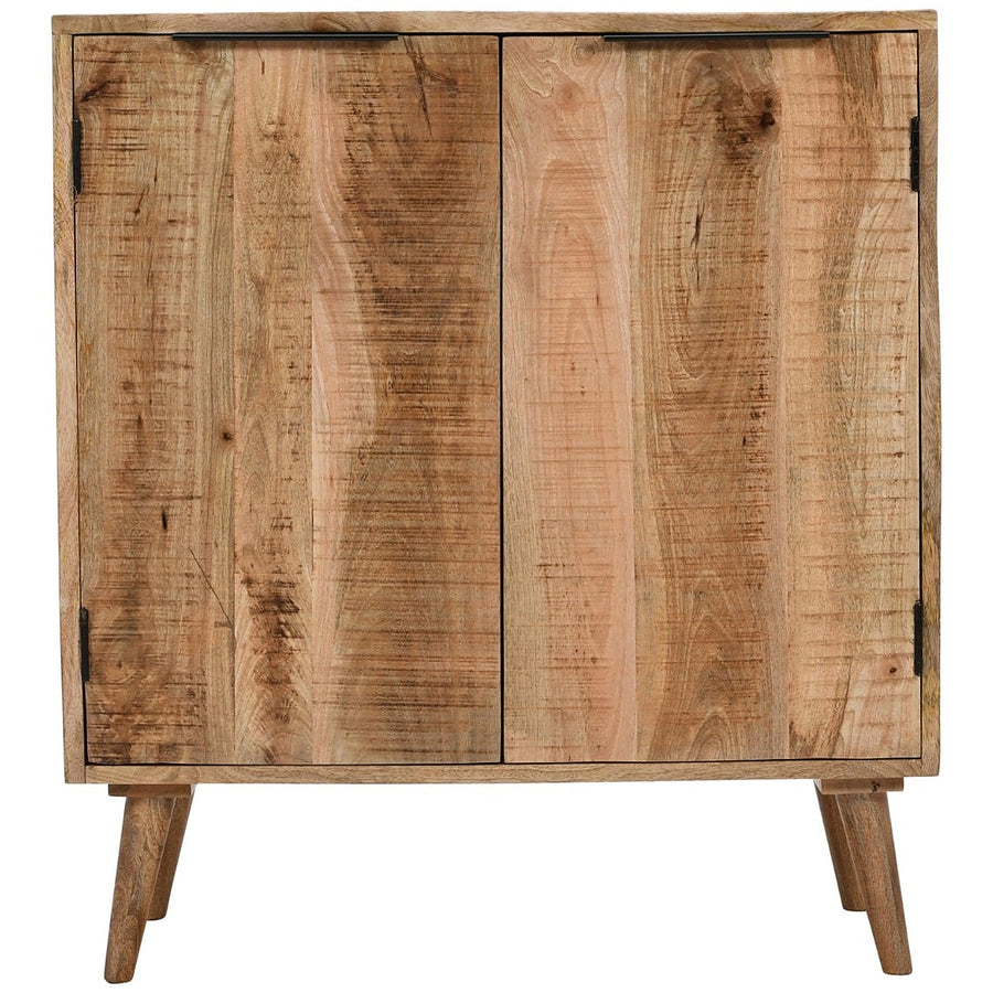Modrina Natural Mango Wood Drinks Cabinet Sideboard with Shelf - image 4
