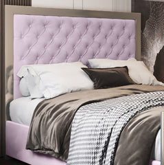 Maddison Upholstered Soft Velvet Metal Bed Frame