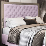 Emia Upholstered Soft Velvet Metal Designer Bed Frame