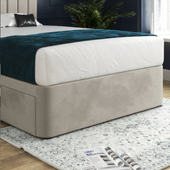 Enrico Upholstered Soft Velvet Designer Bed Frame