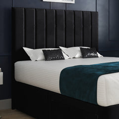 Enrico Upholstered Soft Velvet Designer Bed Frame