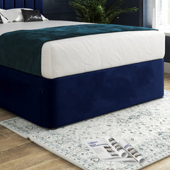 Enrico Upholstered Soft Velvet Designer Bed Frame