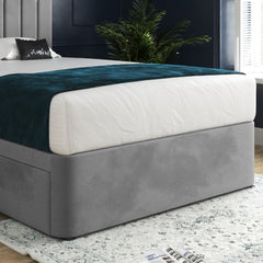 Enrico Upholstered Soft Velvet Designer Bed Frame