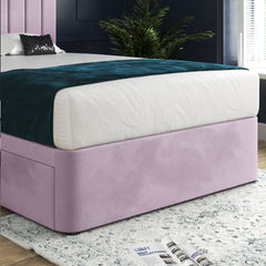 Enrico Upholstered Soft Velvet Designer Bed Frame