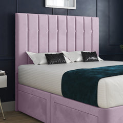 Enrico Upholstered Soft Velvet Designer Bed Frame