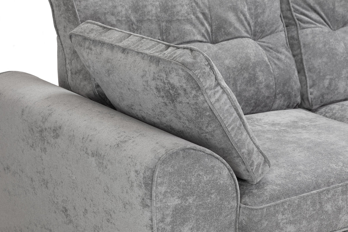 Maxwell Sofa 3 Seater in Grey