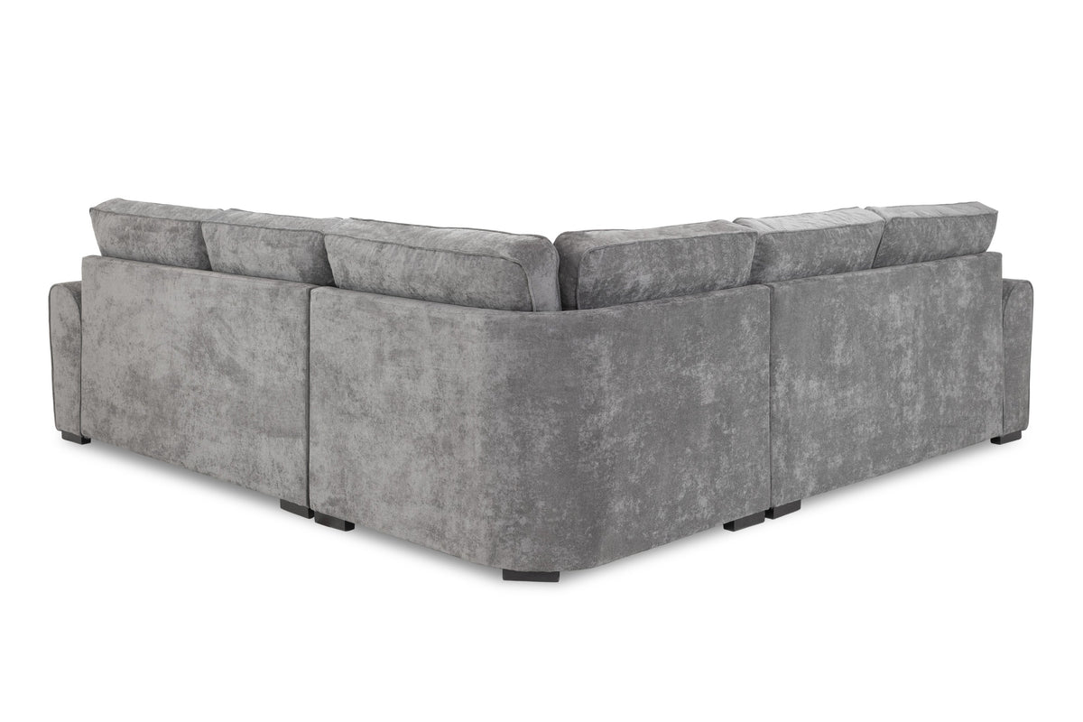 Chesham Grey Velvet Large Corner Sofa - image 4