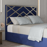 George Upholstered Soft Velvet Metal Designer Bed Frame