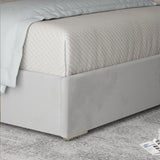 George Upholstered Soft Velvet Metal Designer Bed Frame