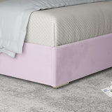 George Upholstered Soft Velvet Metal Designer Bed Frame