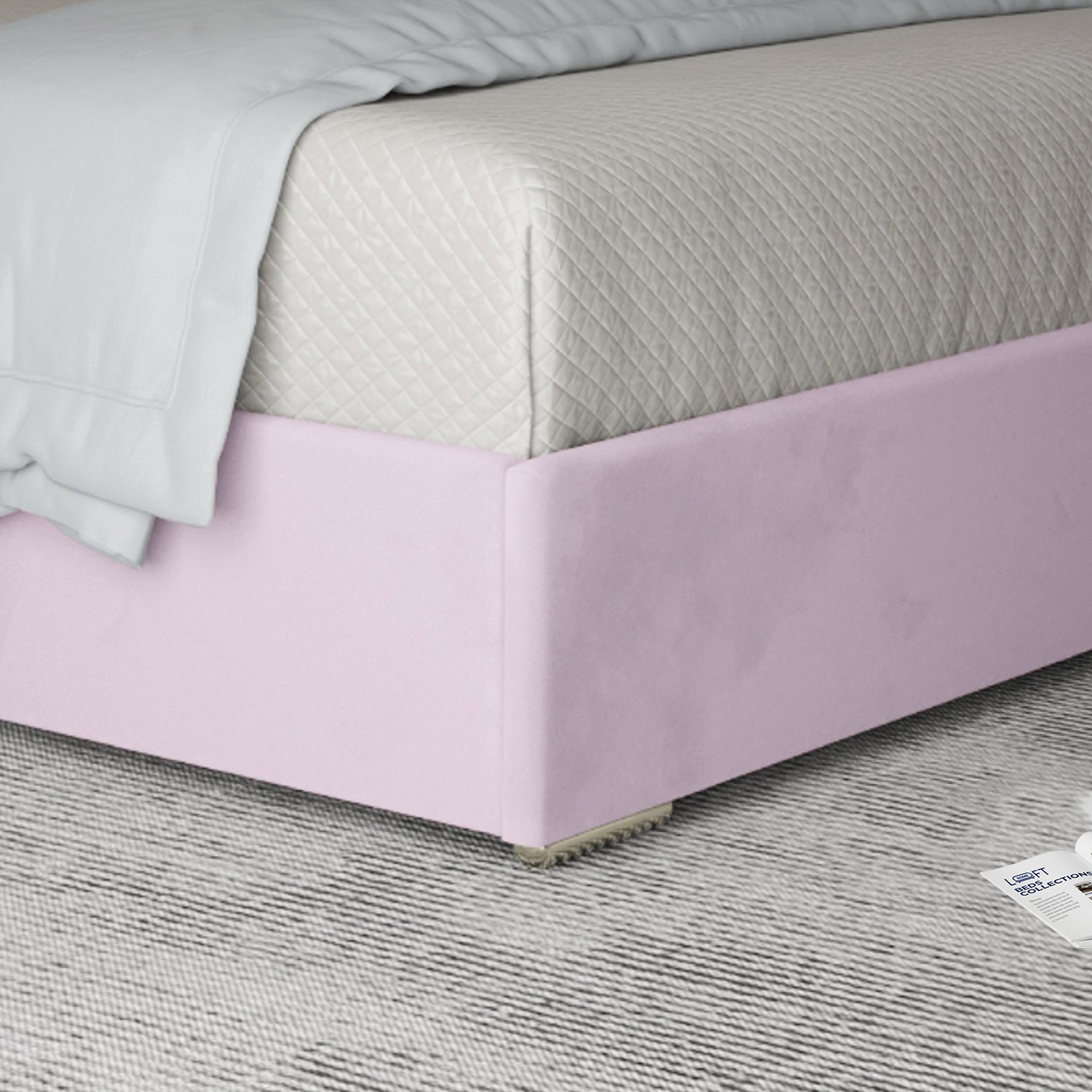 George Upholstered Soft Velvet Metal Designer Bed Frame