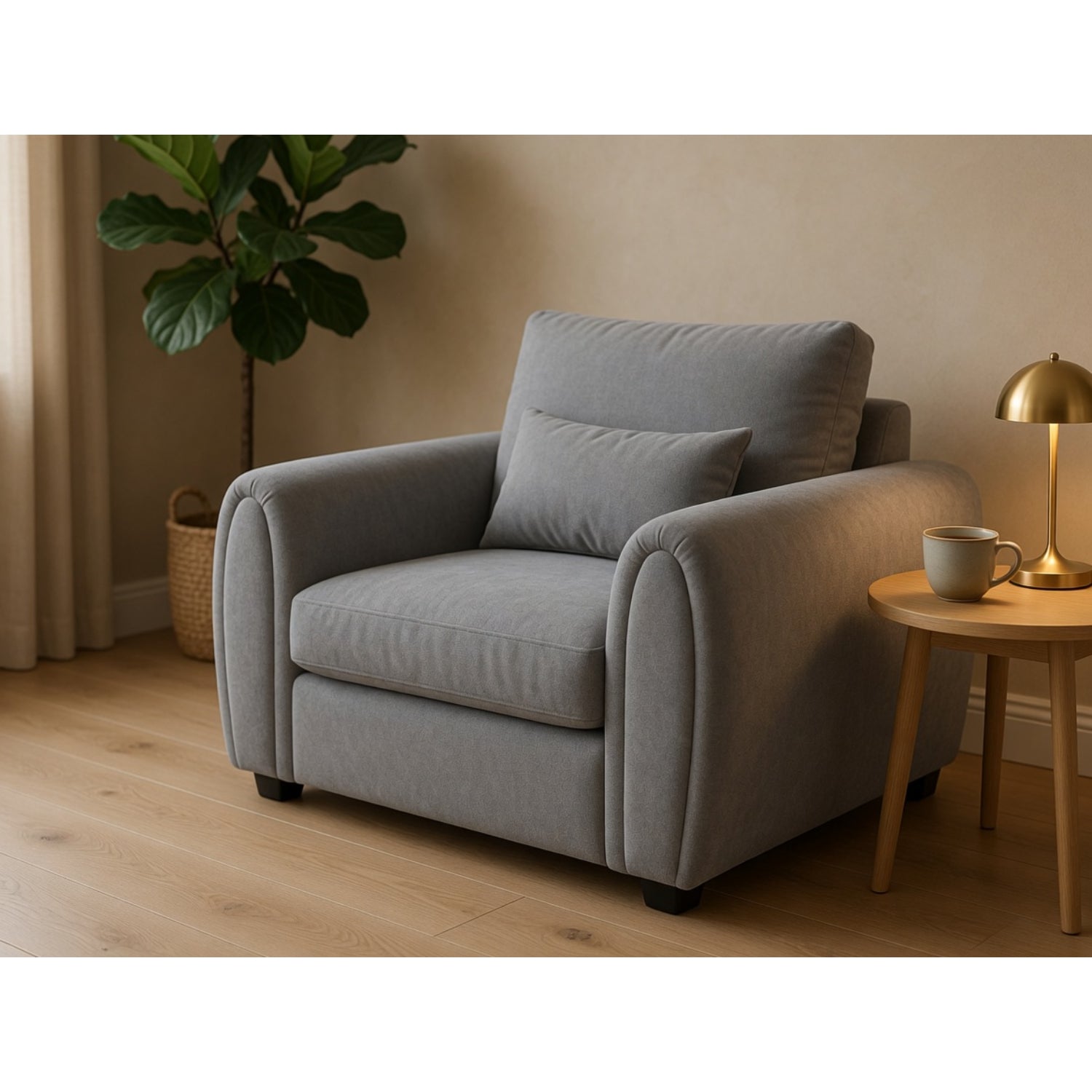 Mirabel Sofa Armchair in Grey