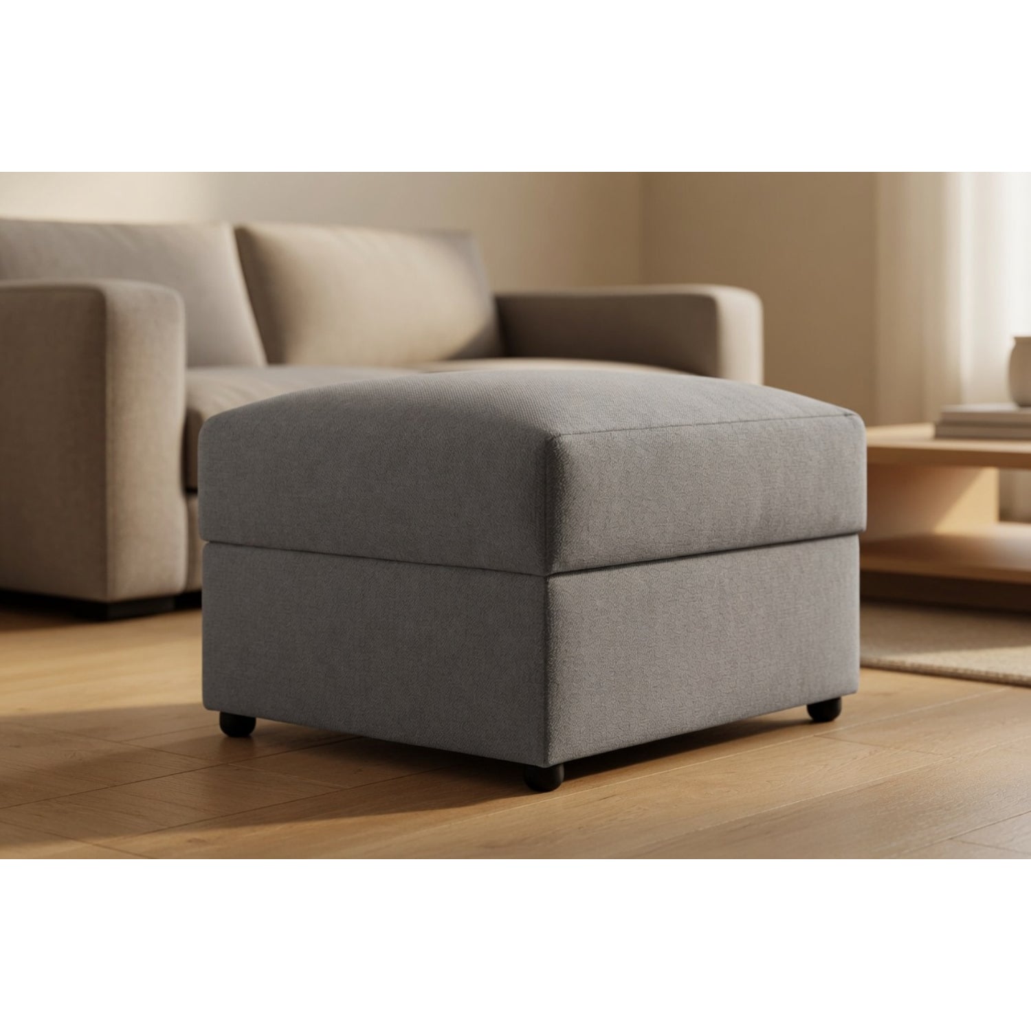 Mirabel Sofa Footstool in Grey