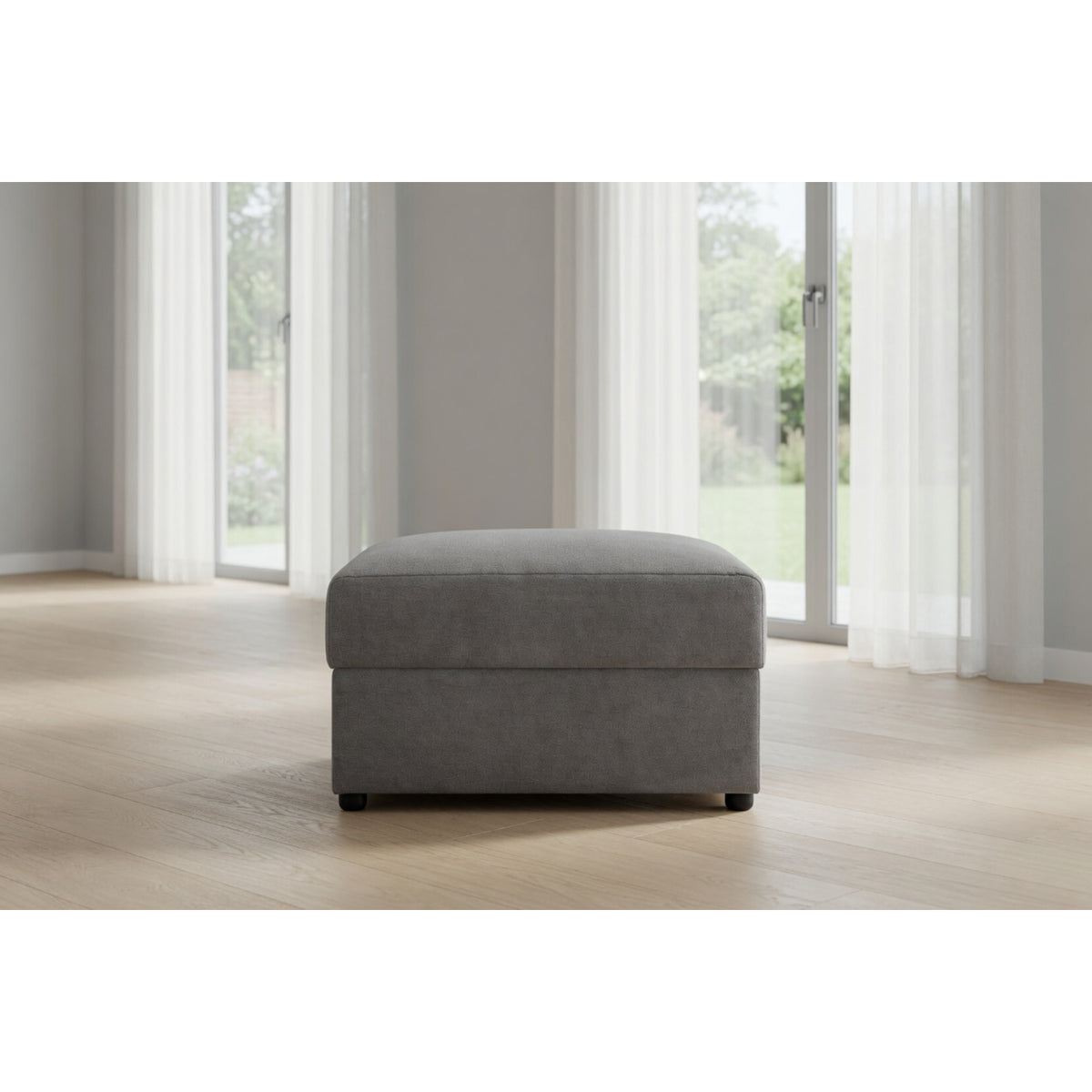 Mirabel Sofa Footstool in Grey