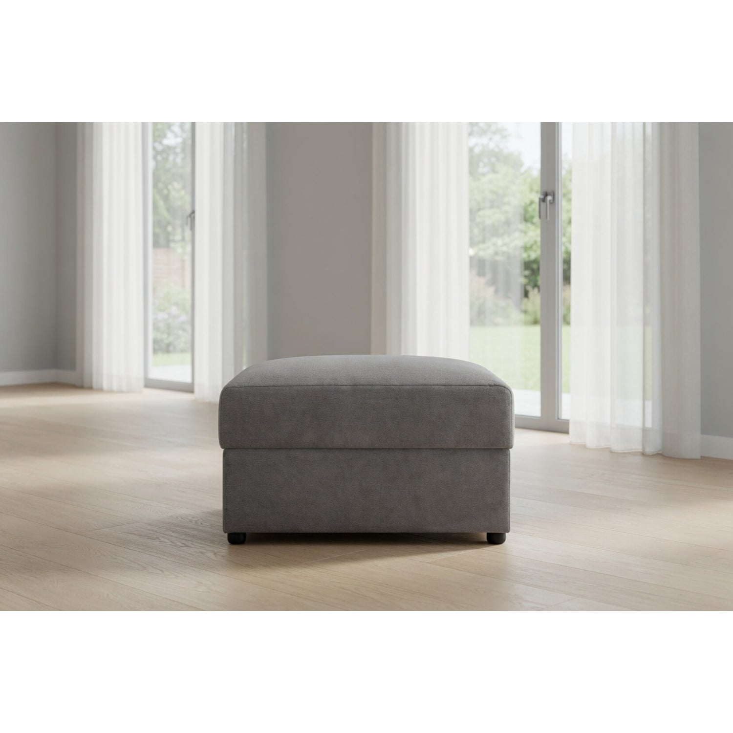 Mirabel Sofa Footstool in Grey