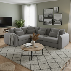 Mirabel Sofa Left Hand Facing Corner Grey