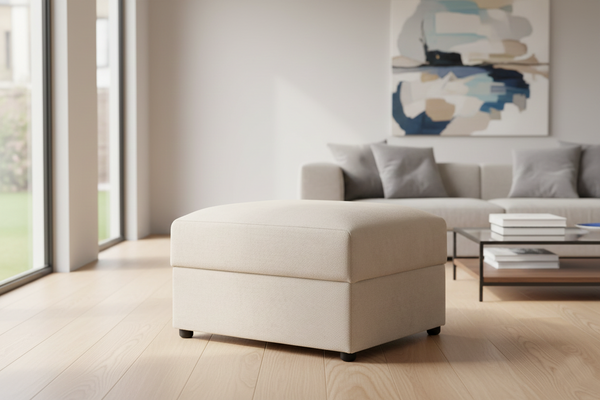 Mirabel Footstool Sofa - Mocha