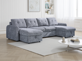 Moscow Sofabed  U Shape Corner In Grey