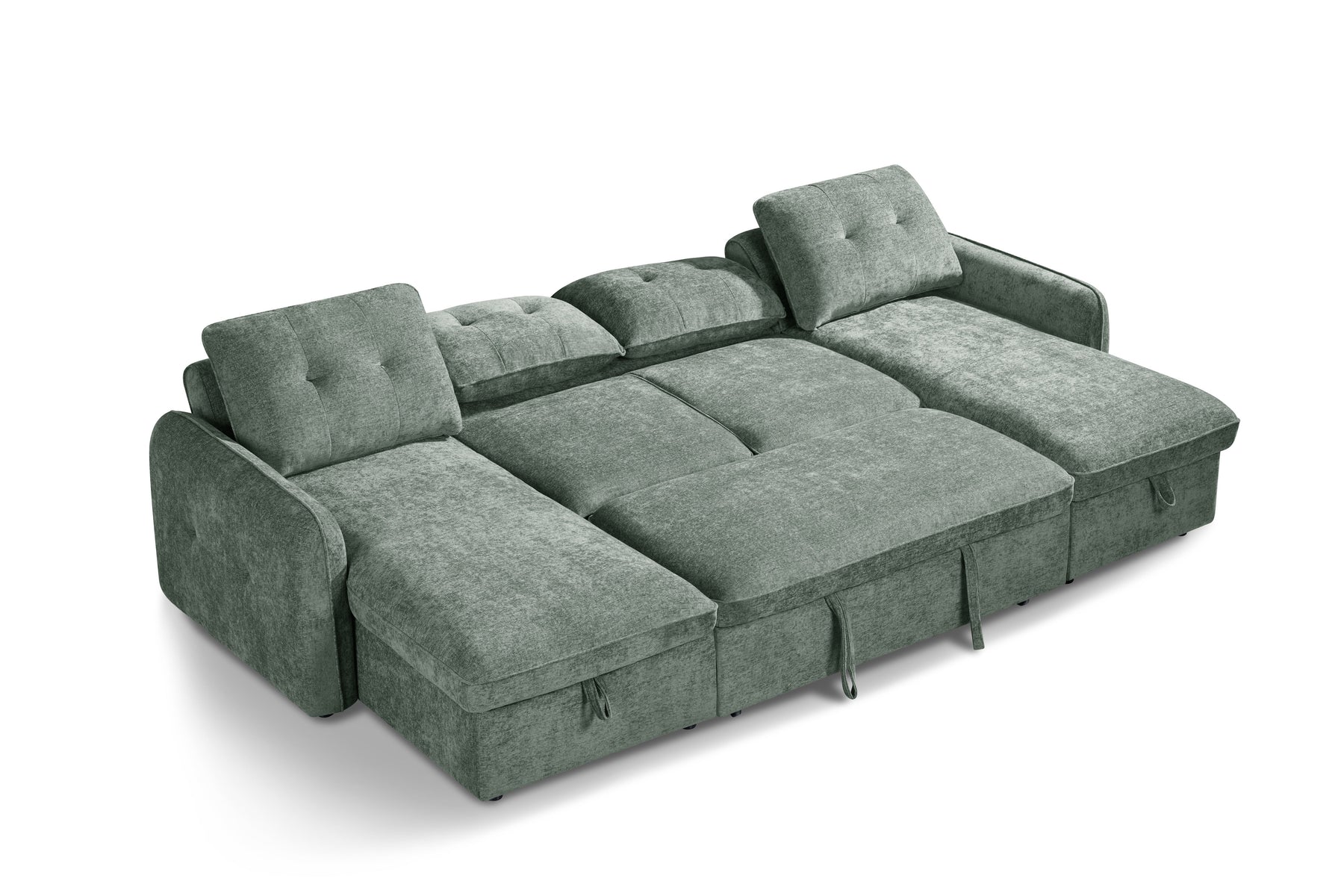 Moscow Sofabed U Shape Corner In  Green