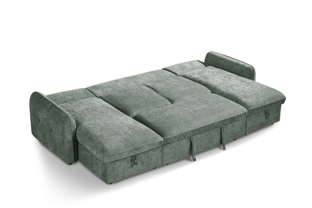 Moscow Sofabed U Shape Corner In  Green