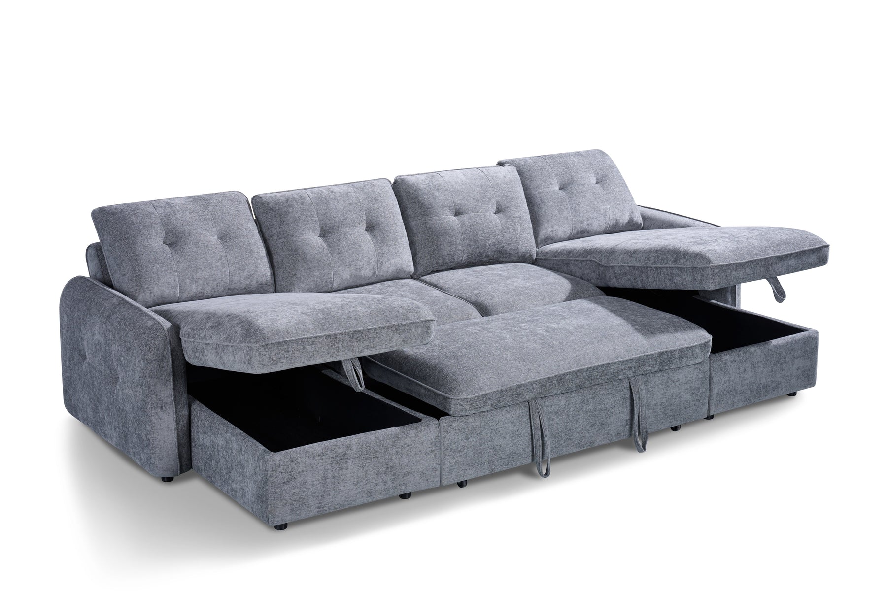 Moscow Sofabed  U Shape Corner In Grey