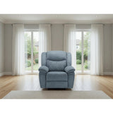 Myra Recliner Sofa Fabric Armchair In Grey