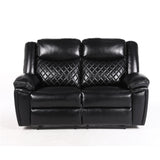 Myra Recliner 3+2+1  Sofa Set In Black