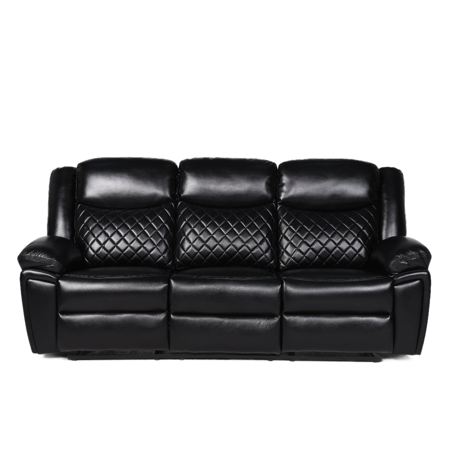 Myra Recliner 3+2+1  Sofa Set In Black