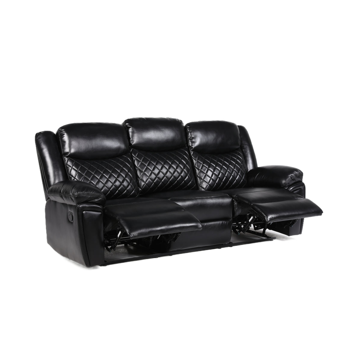 Myra Recliner 3+2+1  Sofa Set In Black