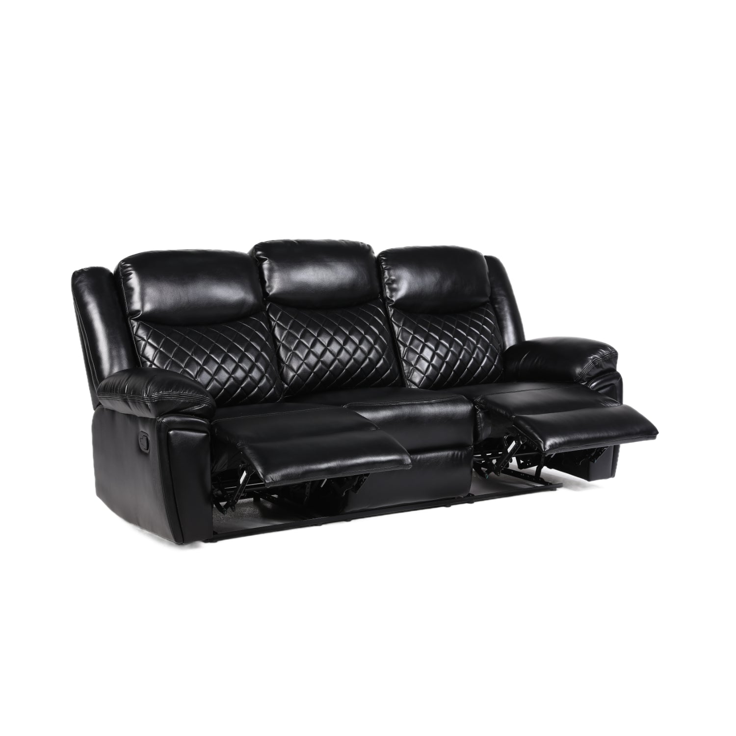Myra Recliner 3+2+1  Sofa Set In Black