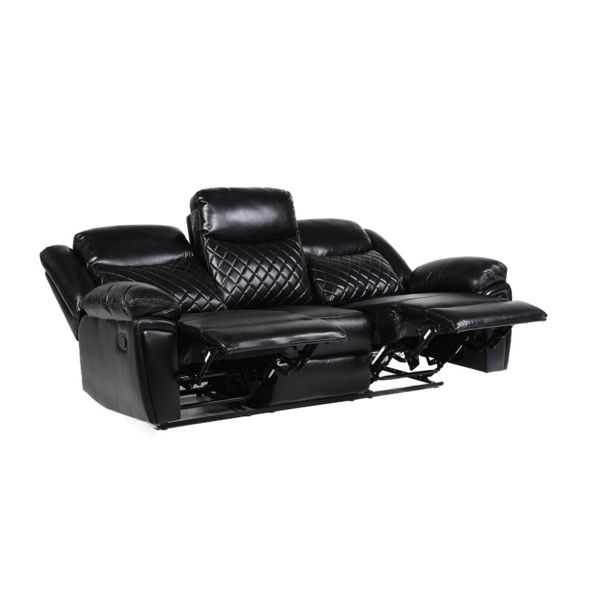 Myra Recliner 3+2+1  Sofa Set In Black