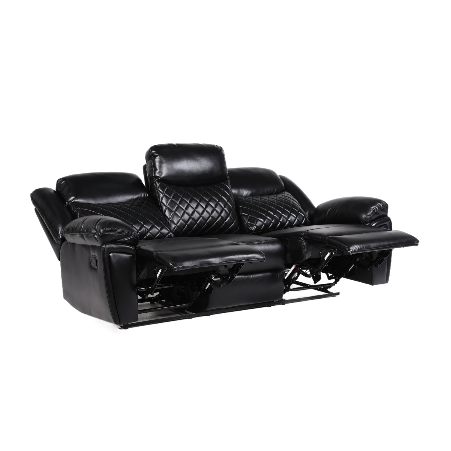 Myra Recliner 3+2+1  Sofa Set In Black