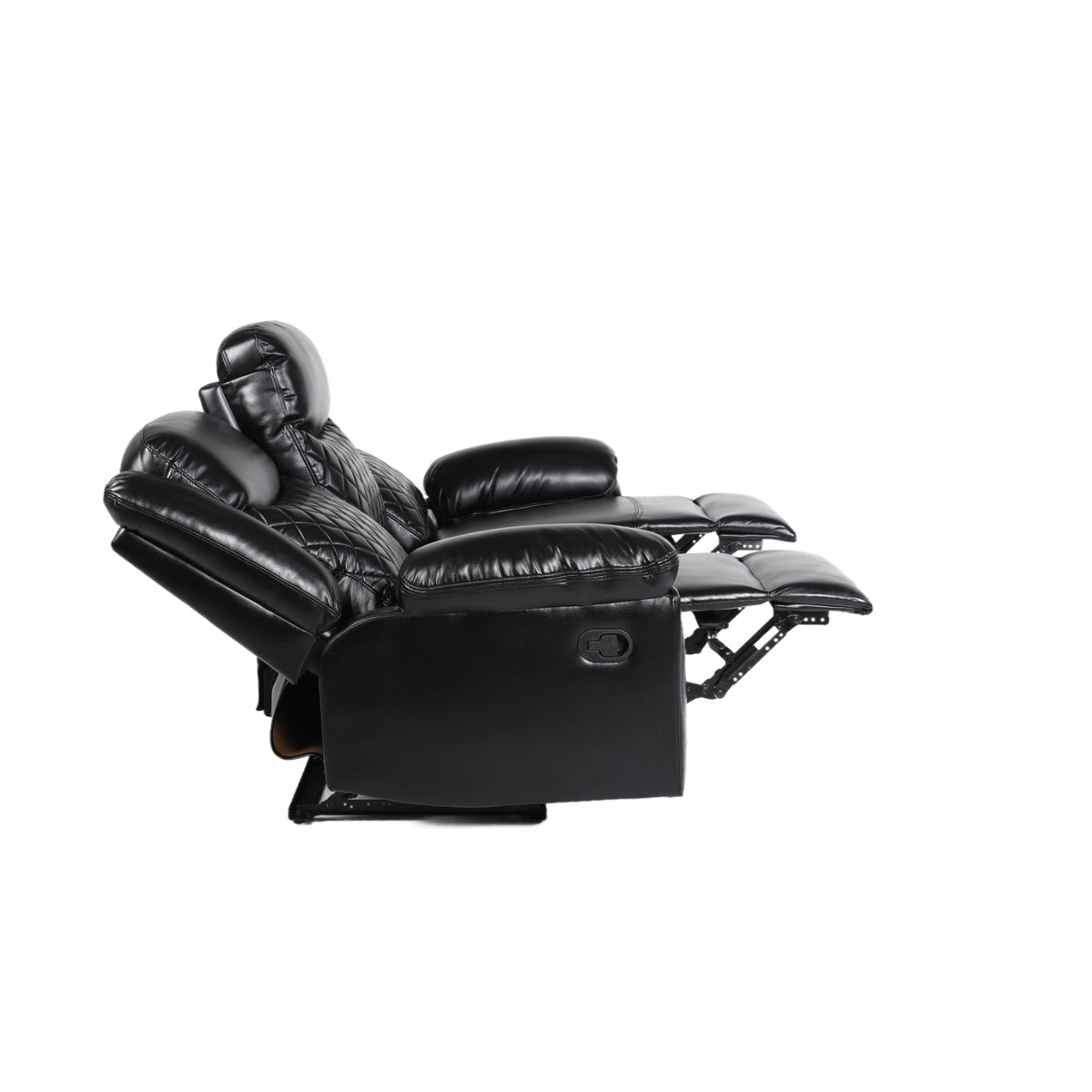 Myra Recliner 3+2+1  Sofa Set In Black