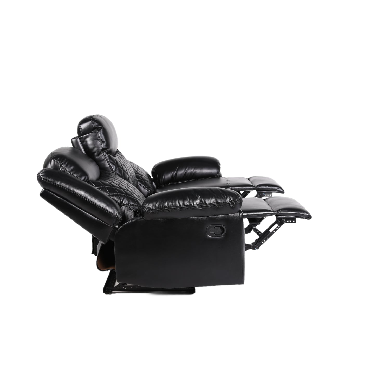 Myra Recliner 3+2+1  Sofa Set In Black