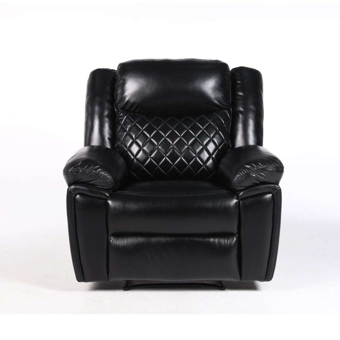 Myra Recliner Armchair in Black