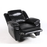 Myra Recliner Armchair in Black