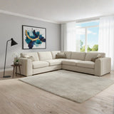 Naples   Large Corner Sofa In Beige