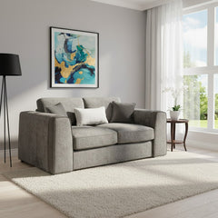 Naples Grey 2 Seater Sofa