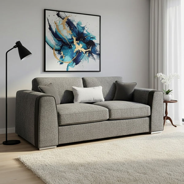 Naples 3 Seater Sofa In Grey