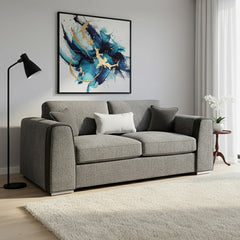 Naples Grey 3 Seater Sofa