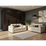 Naples Sofa  3+2 Set In Beige