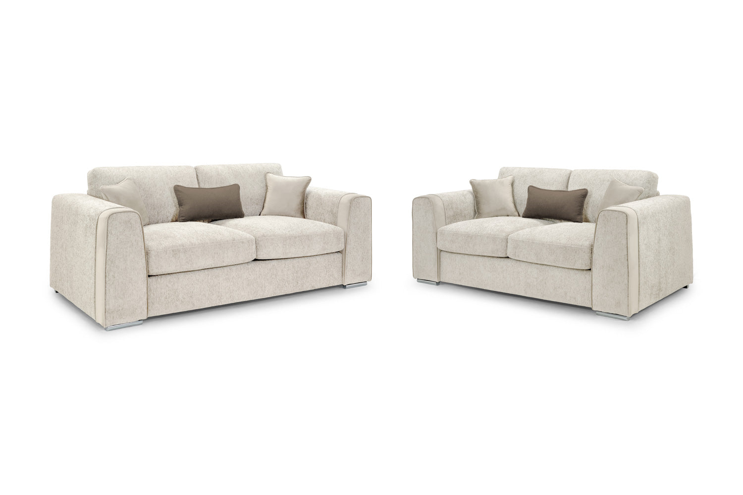 Naples Sofa  3+2 Set In Beige