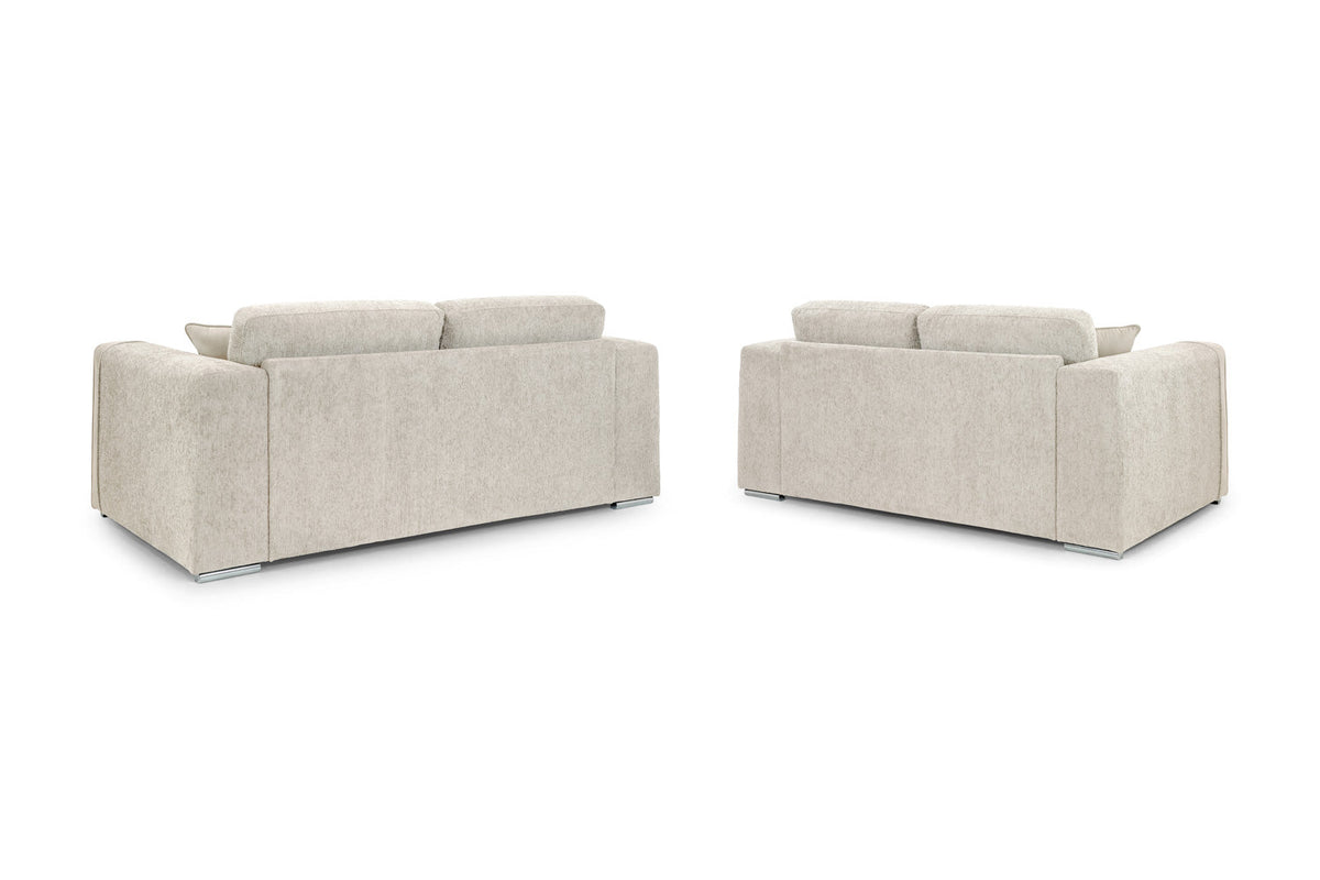 Naples Sofa  3+2 Set In Beige