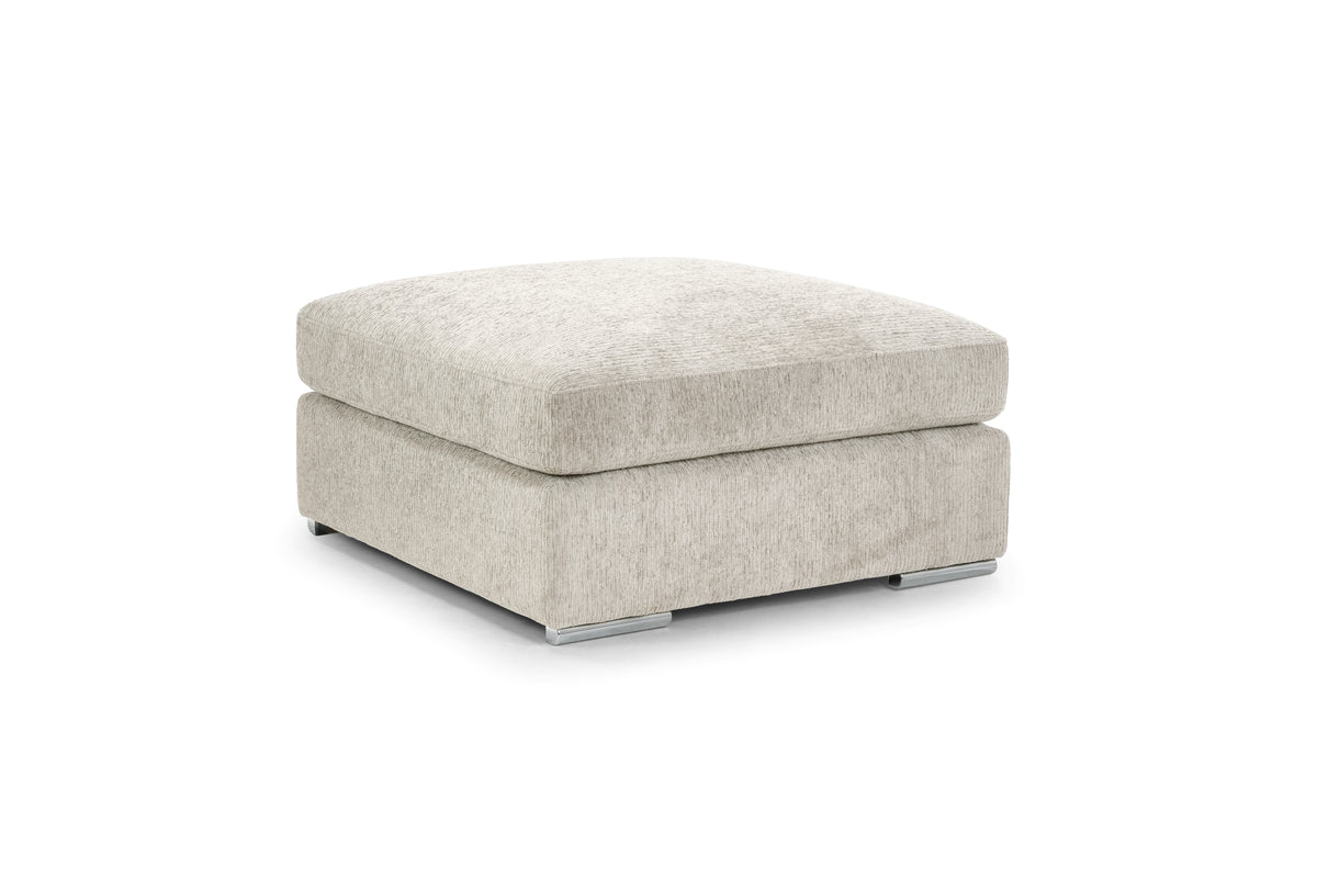 Naples Sofa Footstool in Beige